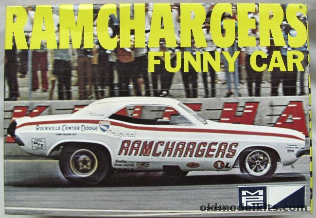 MPC 1/25 Dodge Ramchargers Funny Car - The Worlds First 6 Second Funny Car, 1-0744-225 plastic model kit